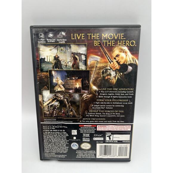 Lord of the Rings: The Return of the King (Nintendo GameCube, 2003) - Picture 5 of 6